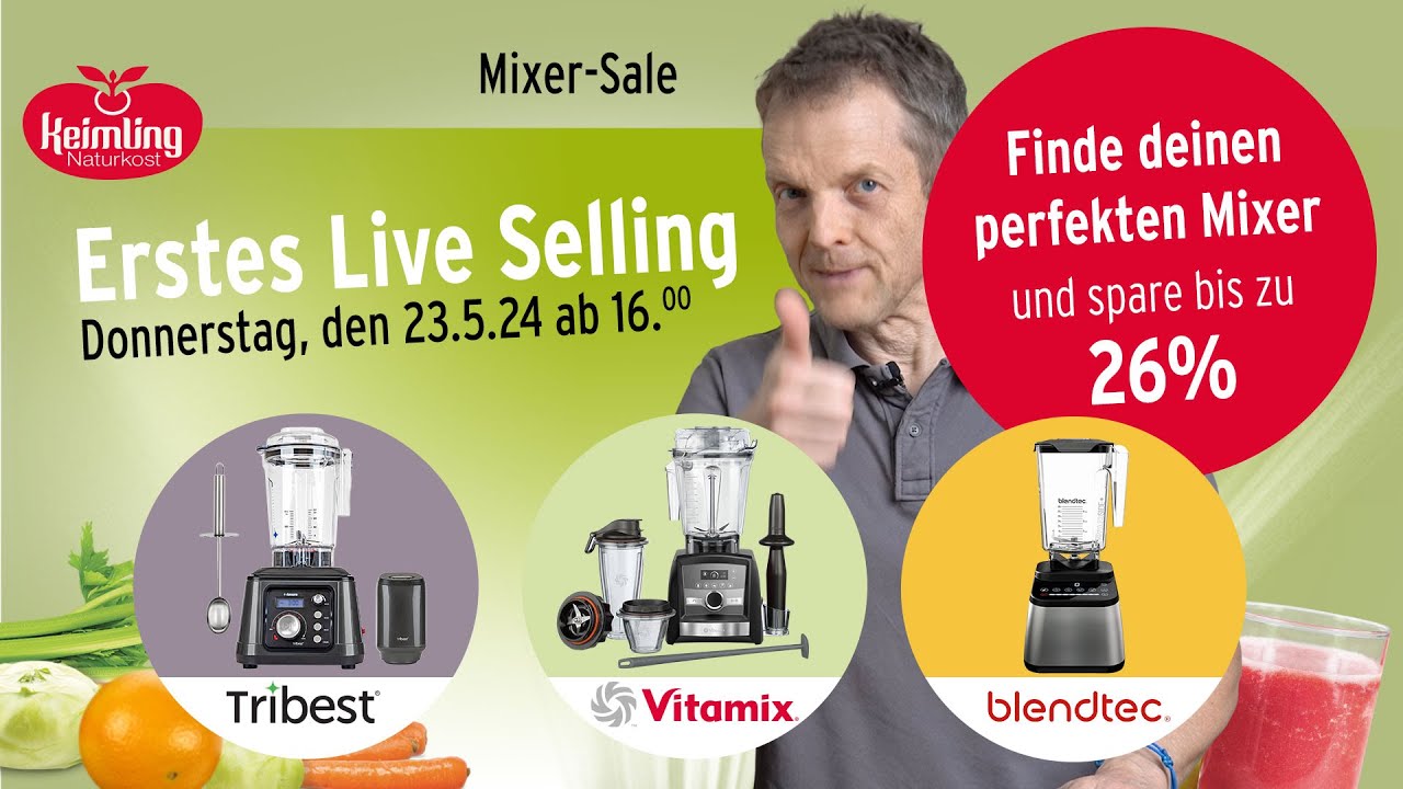 Keimling Mixer-Sale: Finde deinen perfekten Mixer und spare bis zu 26%