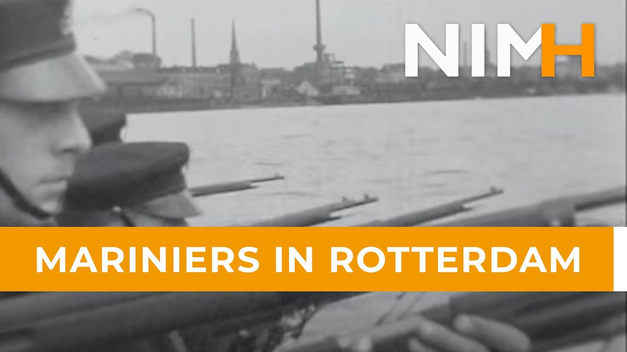 Mariniers in vooroorlogs Rotterdam