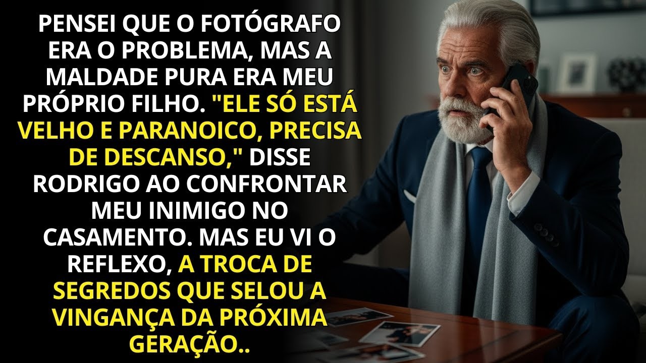 Recebi uma ligação do fotógrafo: ele viu algo terrível nas fotos do casamento.