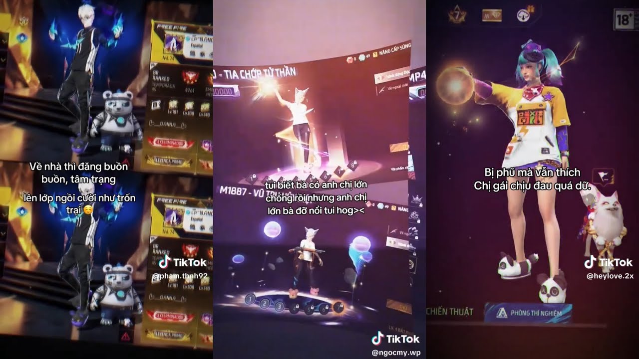 TikTok | caption/free fire cực hot |#4 🧸