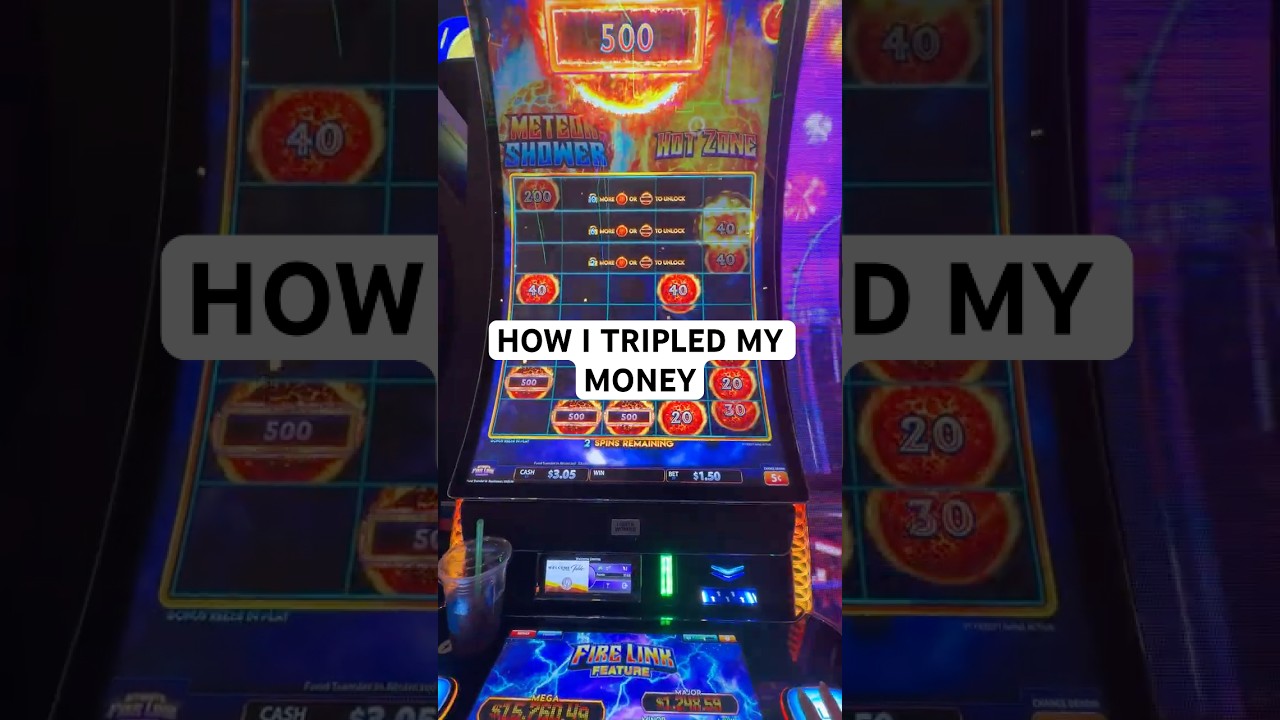 Let&rsquo;s go triple our money! #casino #casinoshort #gamble #vegas #slots #casinolife