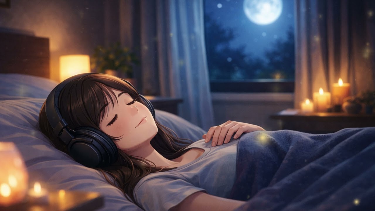 深夜に聴く睡眠導入BGM｜自然に眠りへ導くやさしい音楽｜作業後・就寝前に