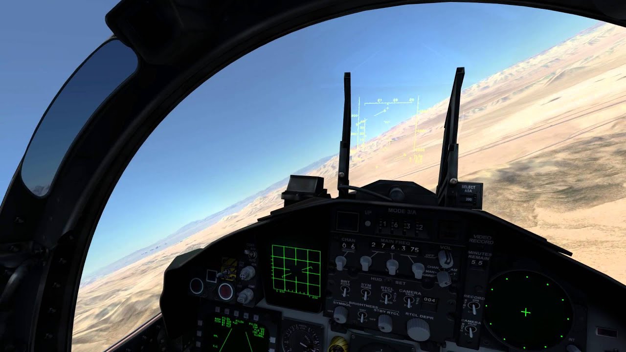 DCS tutoriel F-15C : Approche et atterrissage ILS et à vue (FR)