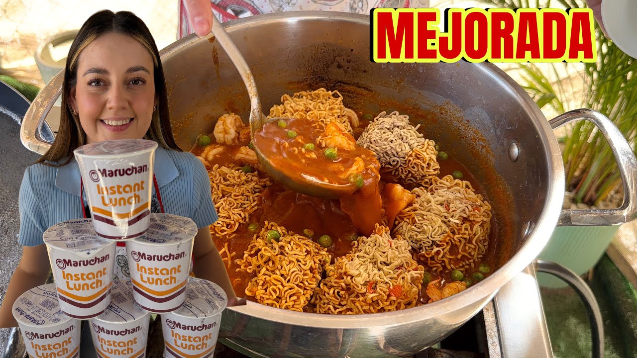 Como Mejorar Una Maruchan | Truco Con Camaron