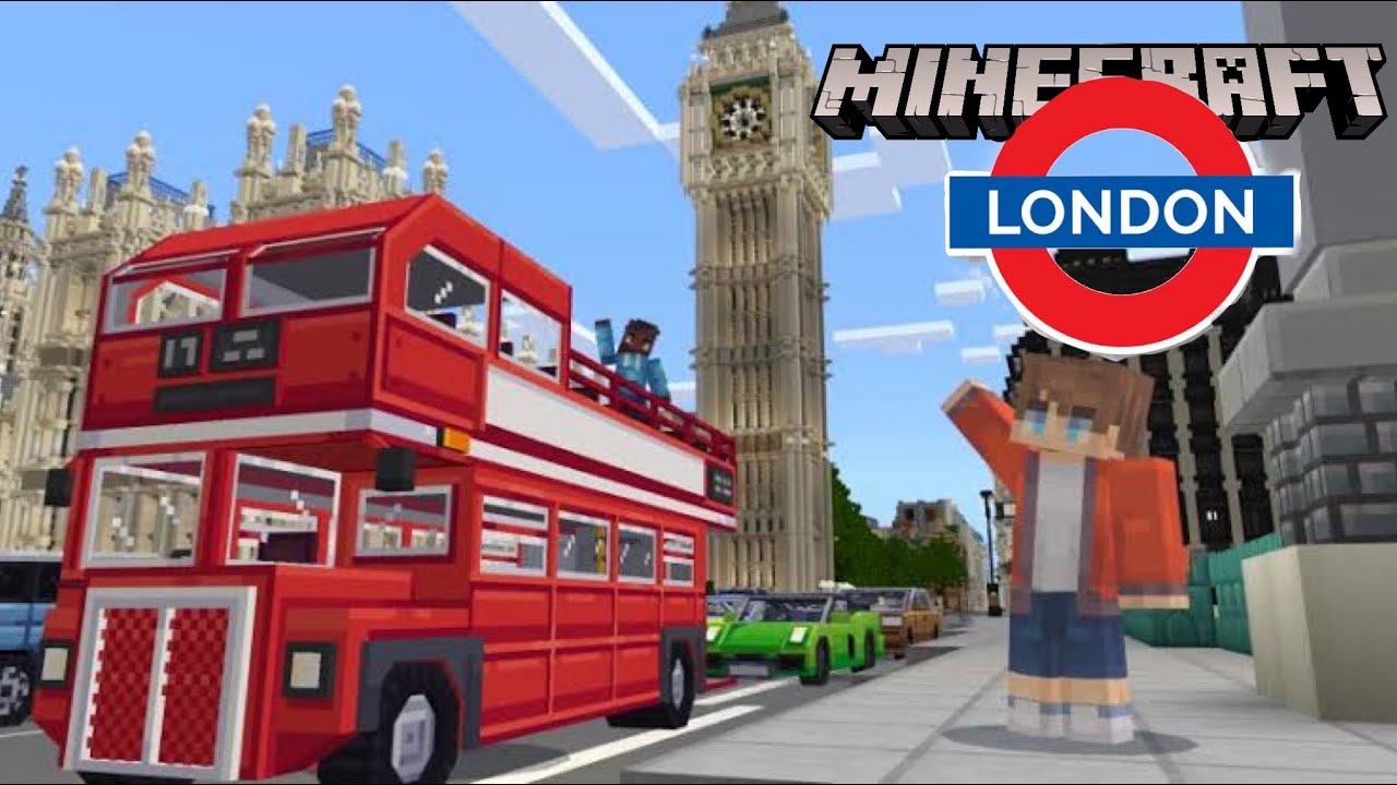 I Explore London City in Minecraft!!!