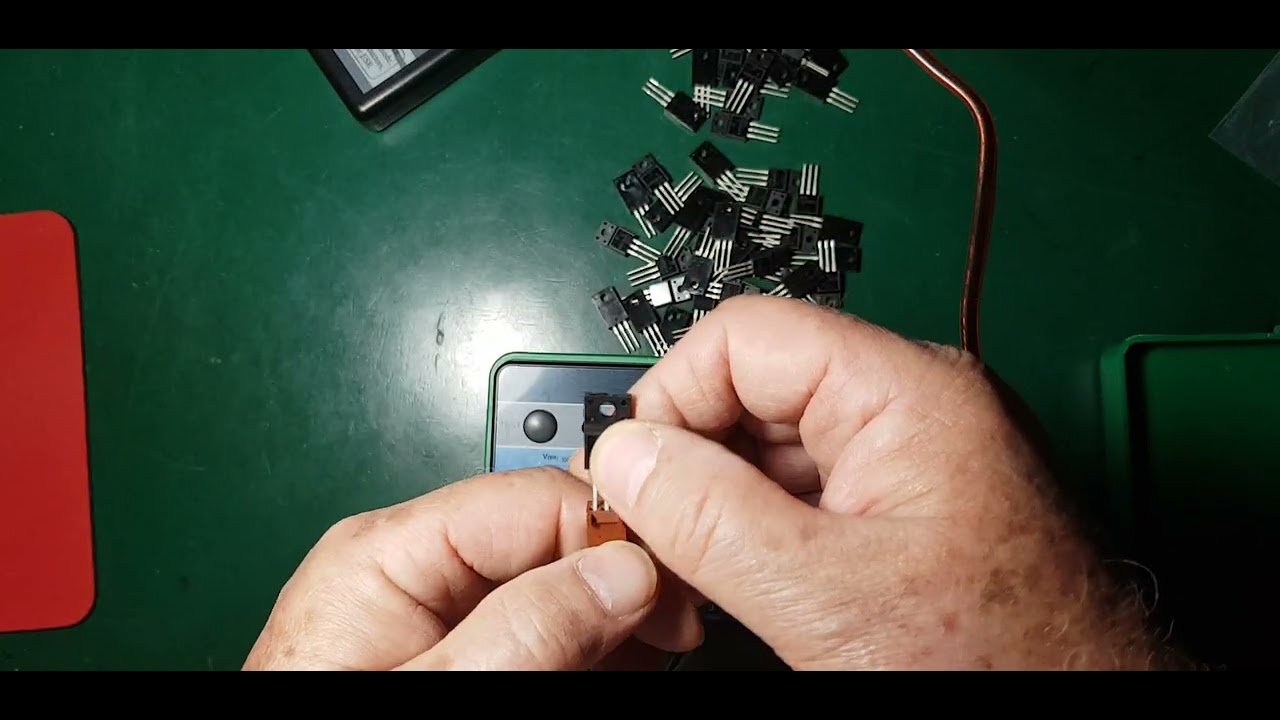 IGBT Recebidos com defeitos Teste com o DY294