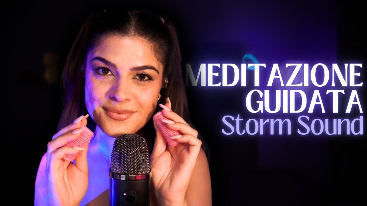 ASMR Meditazione Guidata durante un Temporale Rilassante (ASMR contro Ansia)