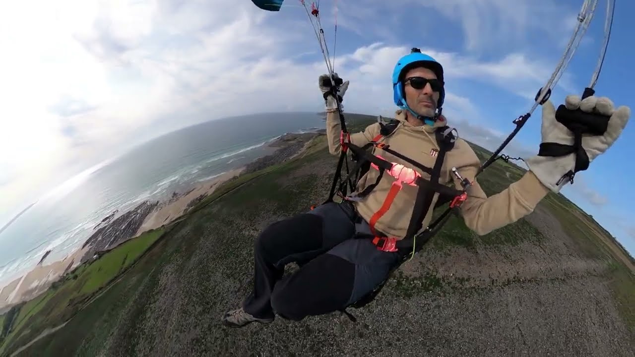 Parapente cotentin site les Pierres pouquelées sept 2023