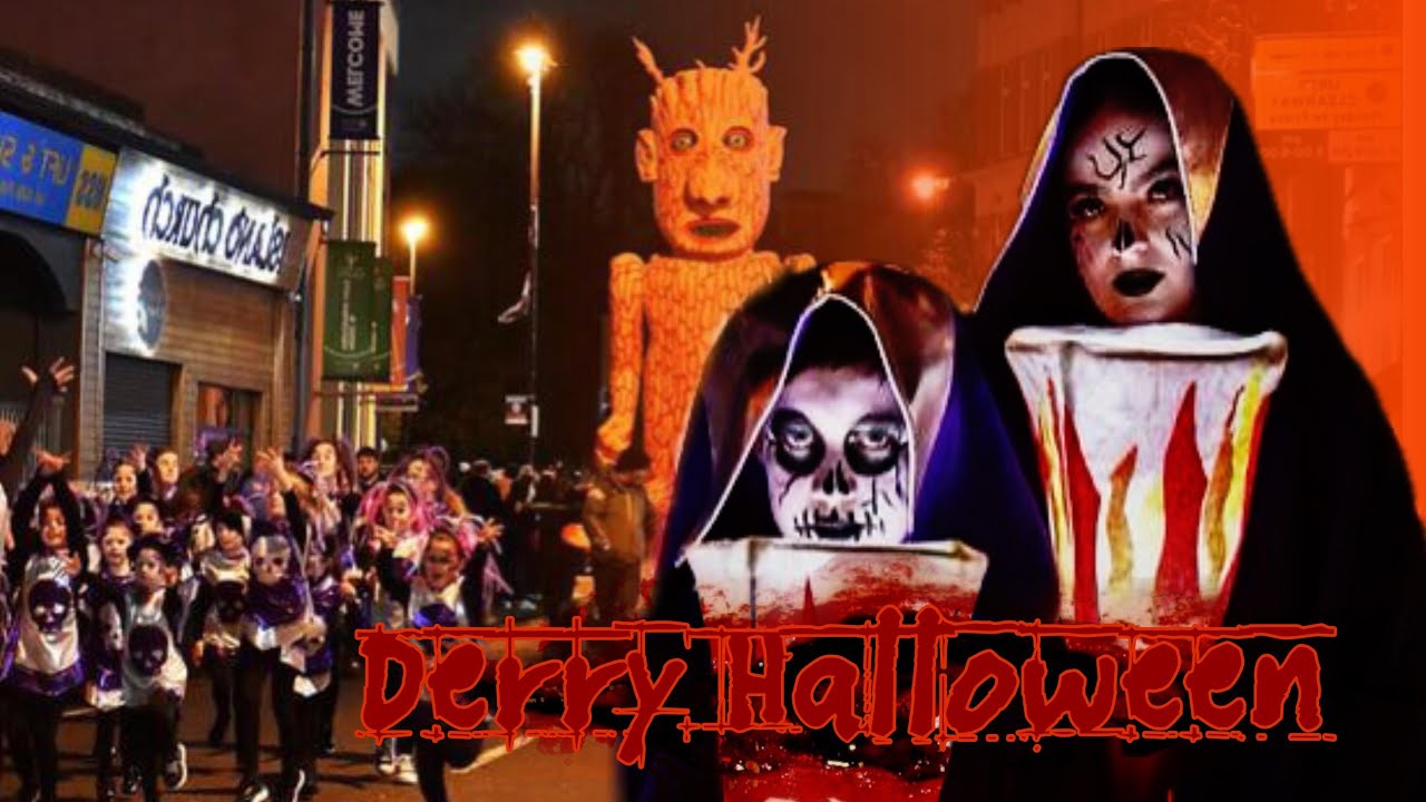 Derry Halloween 2024 Halloween Parade and Fireworks #manjaprackaran #halloween2024 #derryhalloween