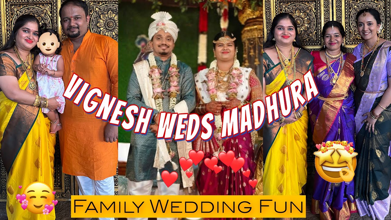 Attending a AMCHIGELE GSB KONKANI Wedding😍|Guruji&rsquo;s cousin Vignesh weds Madhura😍 Family Get-together