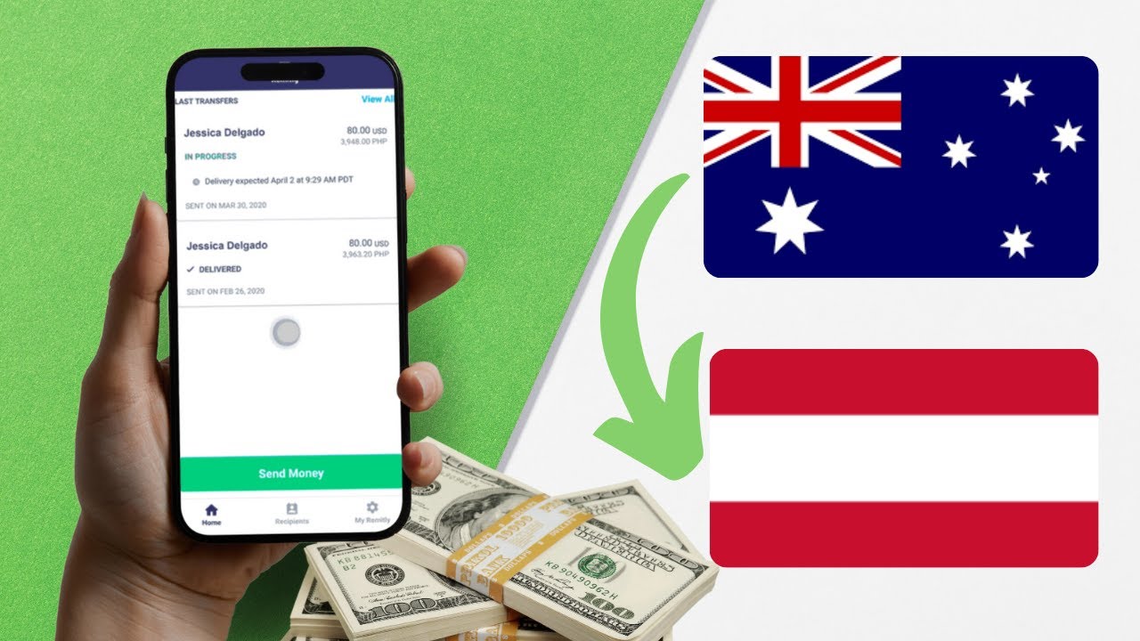 How to send money from Australia to Austria on Remitly?