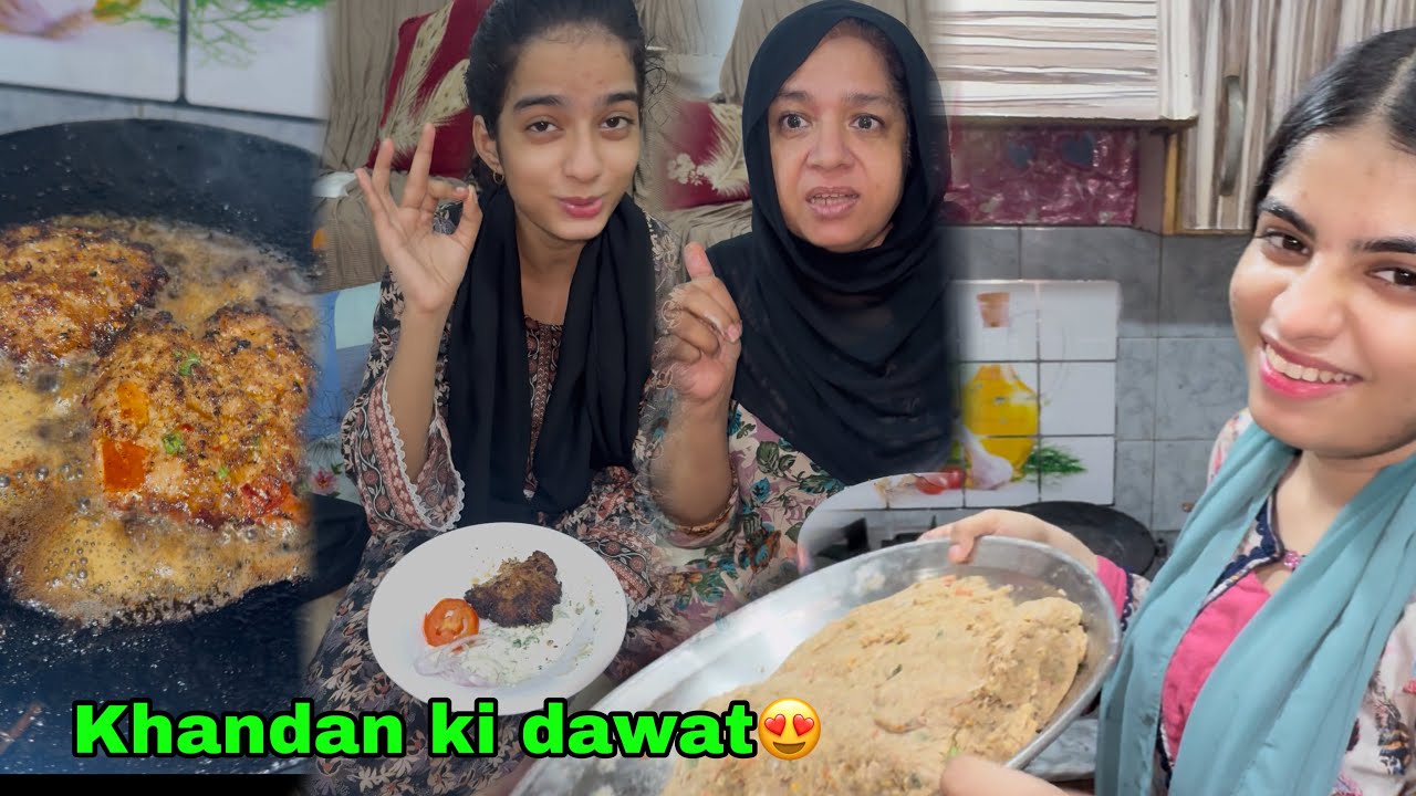 khandan walon ki dawat😍shifting ky bohat dinon baad settle hogaye Alhamdullilah❤