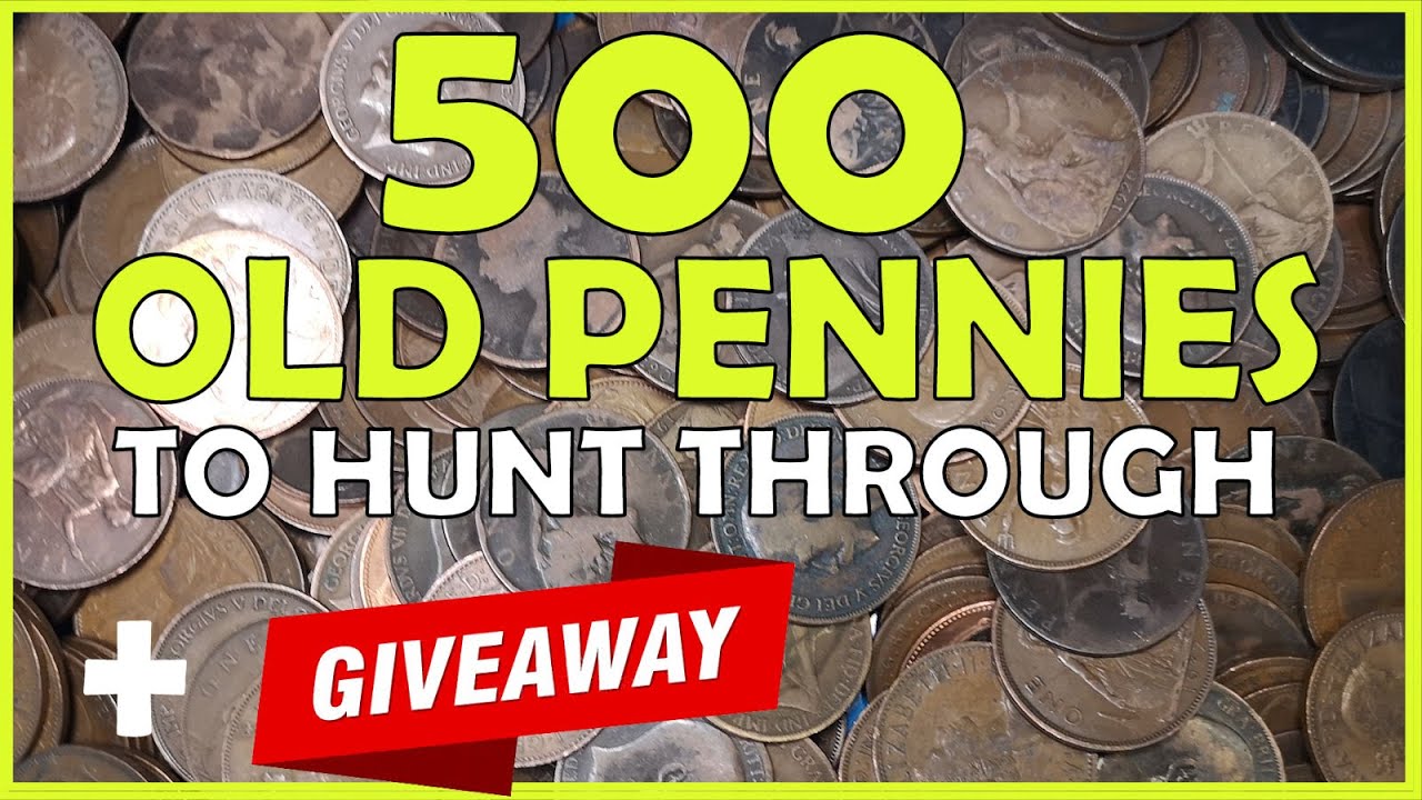 Looking For Rare Coins - 500 Old Pennies to Hunt Through (Giveaway now closed)