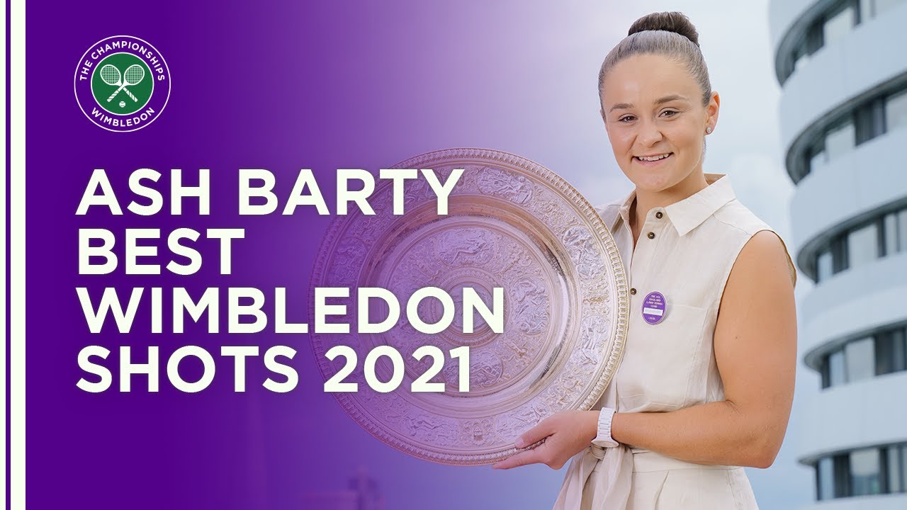 Ash Barty Best Shots Wimbledon 2021