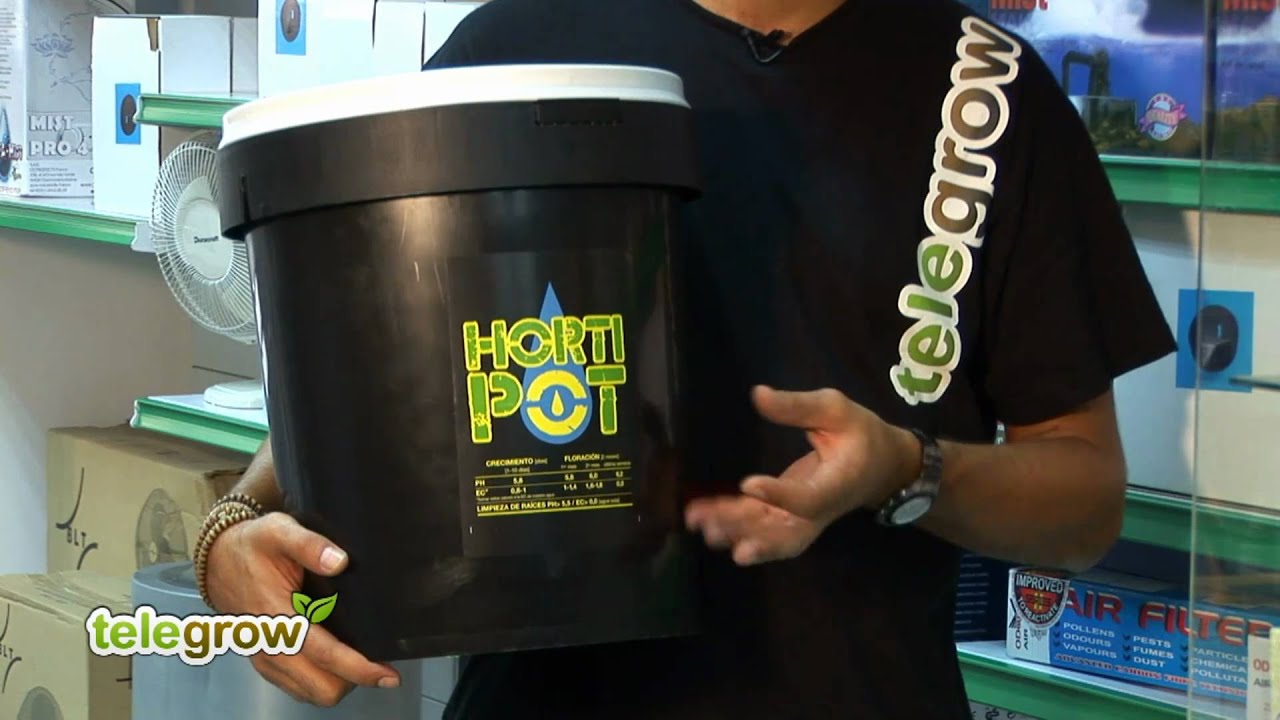 Hortipot Sistema de Cultivo Hidrop&oacute;nico para una Planta - i502