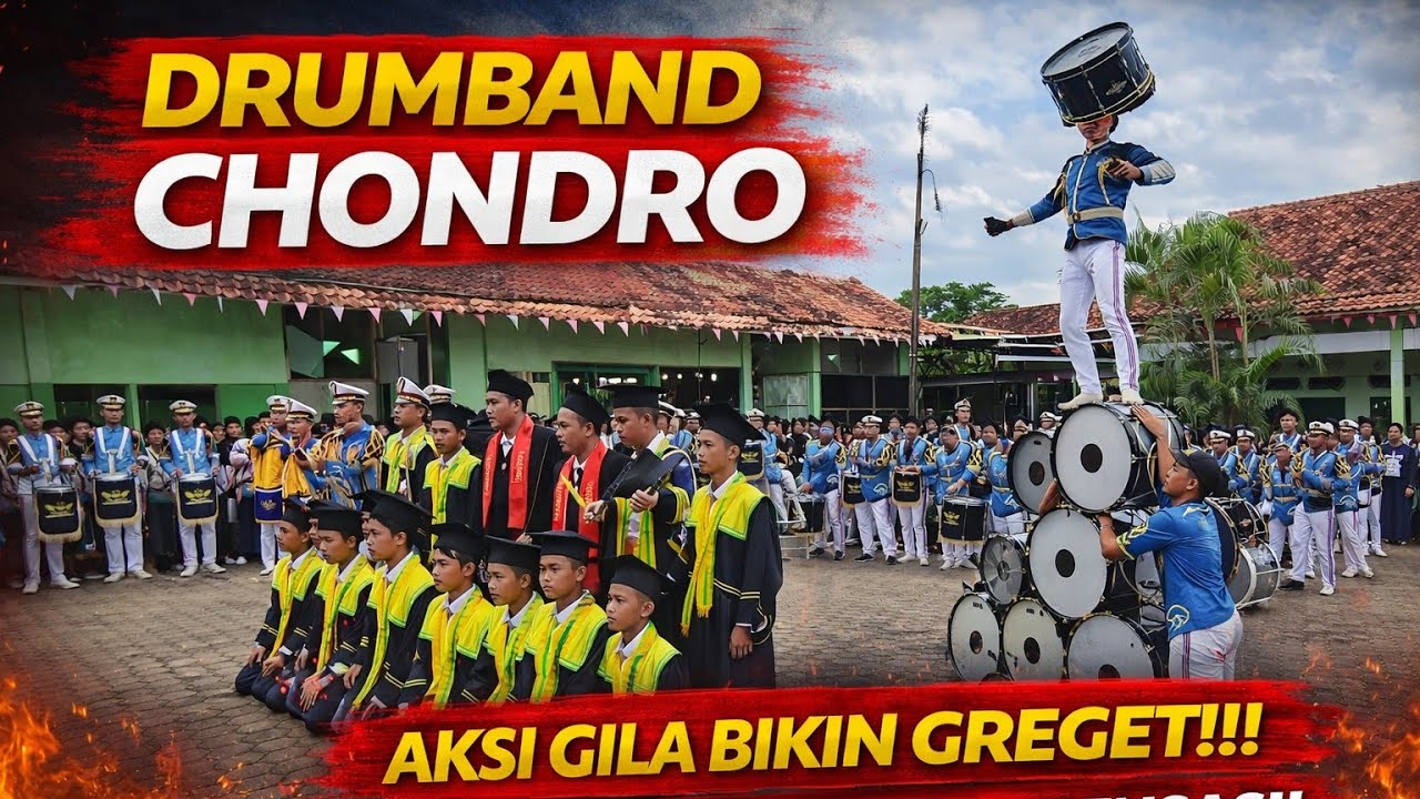 Atraksi Drumband CHONDRO - Pawai TPQ AL JIHAD & MDA AL FATTAH Ngalian Tirto 2026