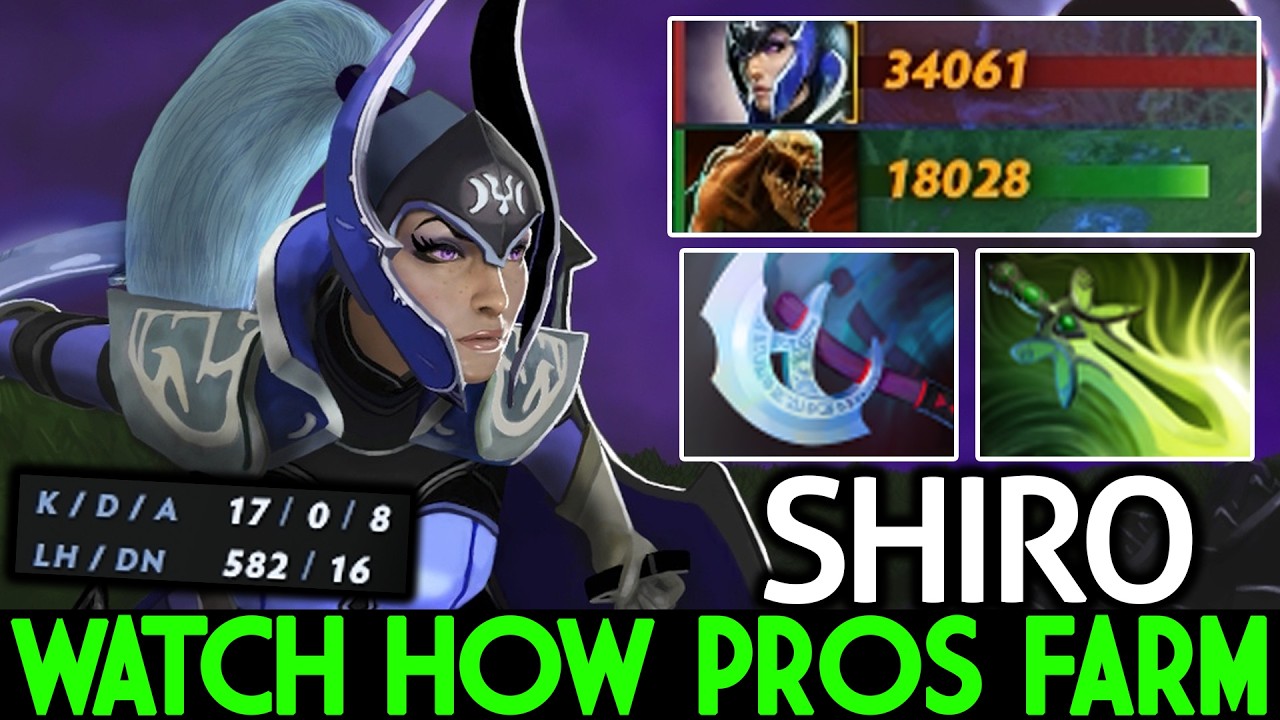 SHIRO [Luna] Watch How Pros Farm 1200 XPM Dota 2