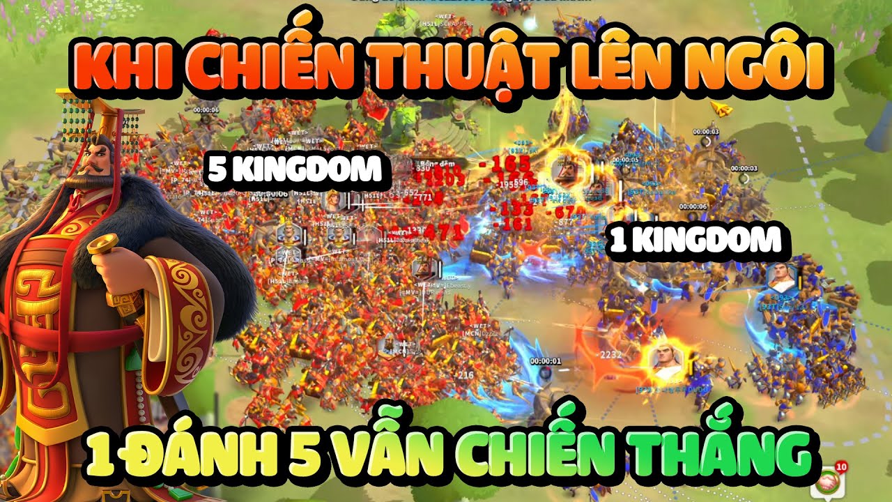 1 Đại Đế Quốc vs 5 Kingdom Seed A Ở Bệ Thờ Bóng Đêm - Đây Là Vị Tướng Mạnh Nhất Rise of Kingdoms