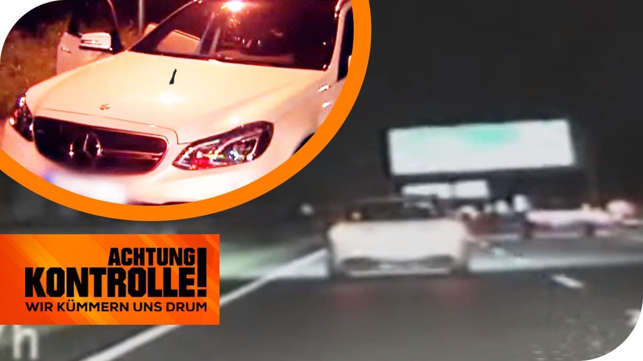 3 Monate Fahrverbot! Mercedes-Raser schießt über die Autobahn! | Achtung Kontrolle | kabel eins