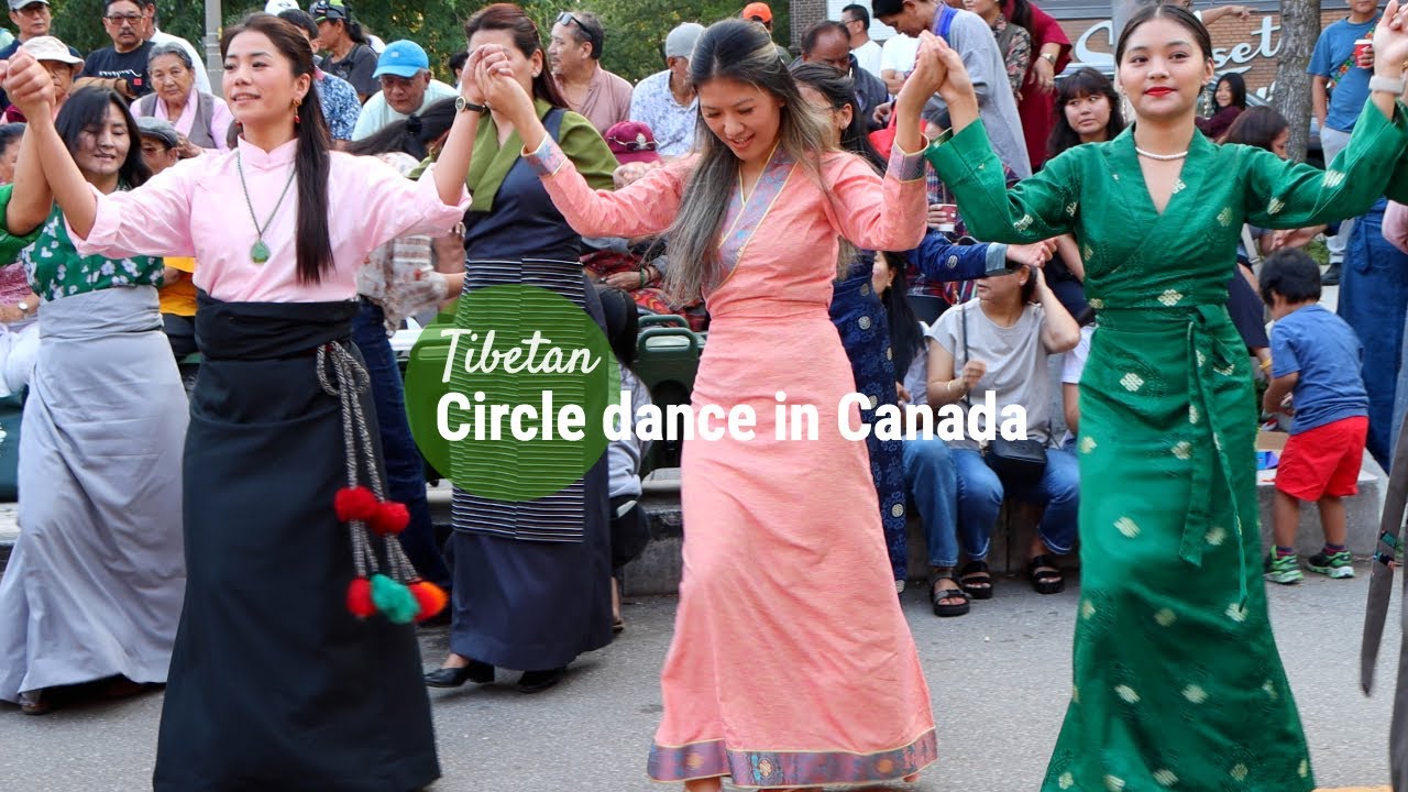 Tibetan Culture: Toronto Lhakar Gorshey On Aug. 16, 2023, Circle dance, Tibetan Gorshay Songs