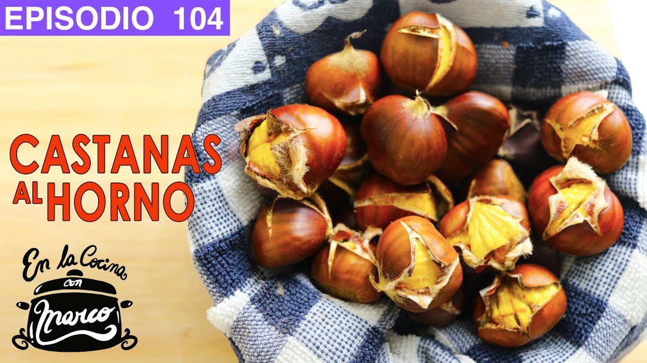 Castañas asadas al horno 🌰 en casa FACIL de PELAR!!