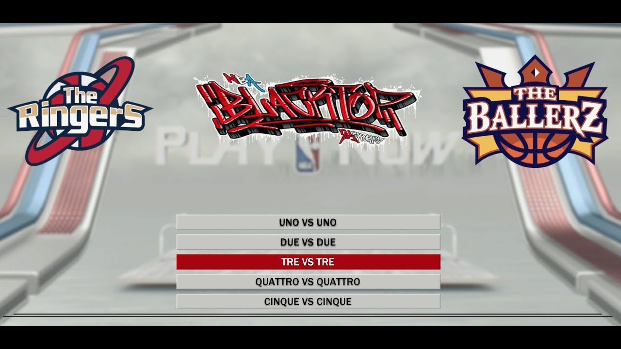 BLACKTOP a RANDOM - 3V3 CON GIOCATORI CASUALI