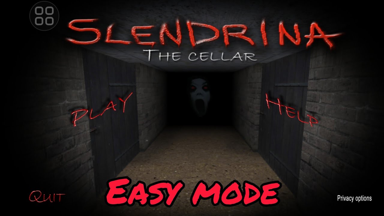 Slendrina the Cellar levels - (Cellar 1) easy mode full gameplay 