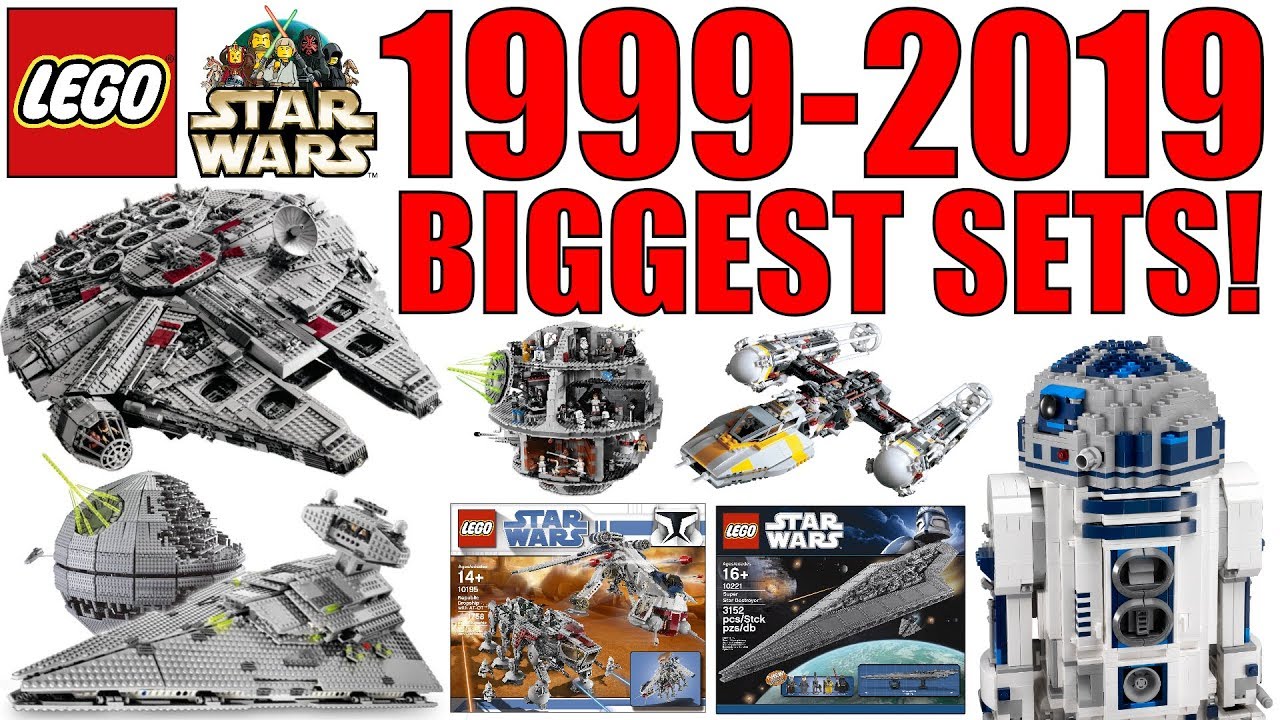 LEGO Star Wars BIGGEST SET By Year! (1999-2019)