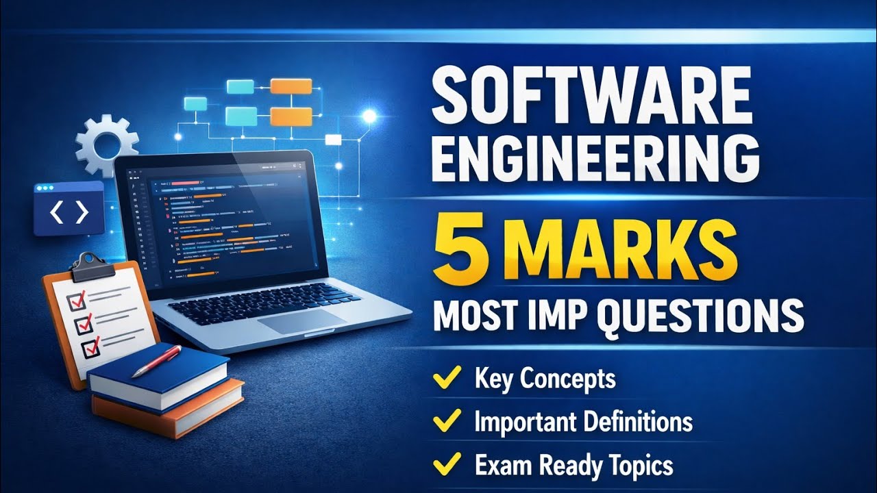 Software engineering important questions for 5 marks | BCA Expert | SE