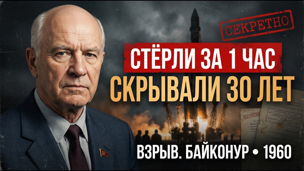 БАЙКОНУР. 1960: 1 день, 1 взрыв, 30 лет лжи — что скрывал СССР
