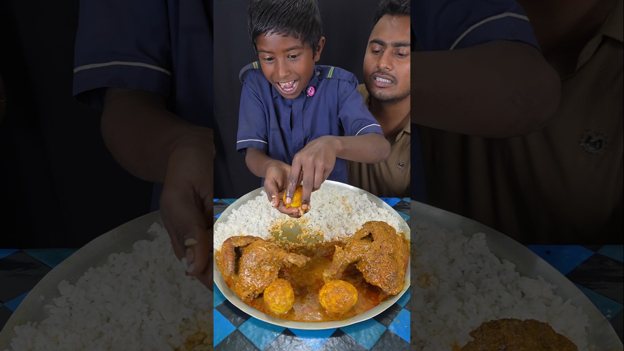 Spicy Egg Curry Eating #mukbang #food #shortsfeed #shorts #viral