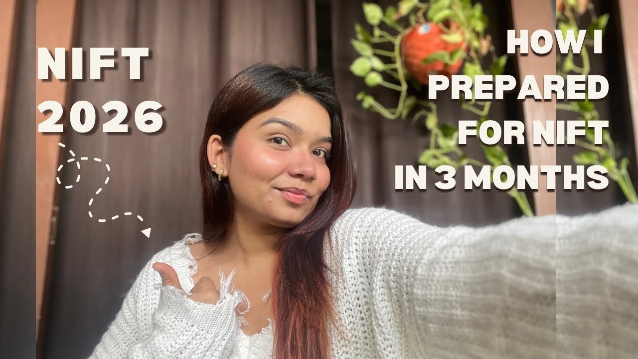 NIFT Entrance Exam 2026 🔥 How I prepared for NIFT in 3 months | Tips, Strategy, Books #nift