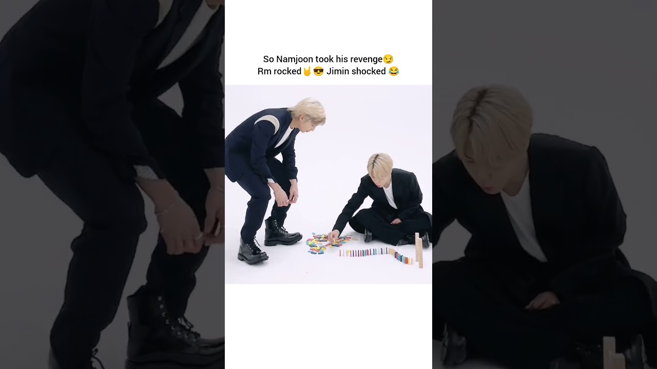 Namjoon rocked😎 Jimin shocked😂 #bts #shorts #namjoon #jimin #rm #jungkook