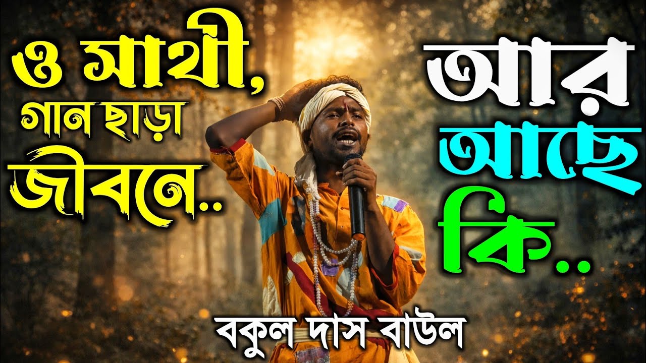 ও সাথী, গান ছাড়া জীবনে আর আছে কি | বকুল দাস বাউল | Bokul Das Baul | Amar Bangla Studio