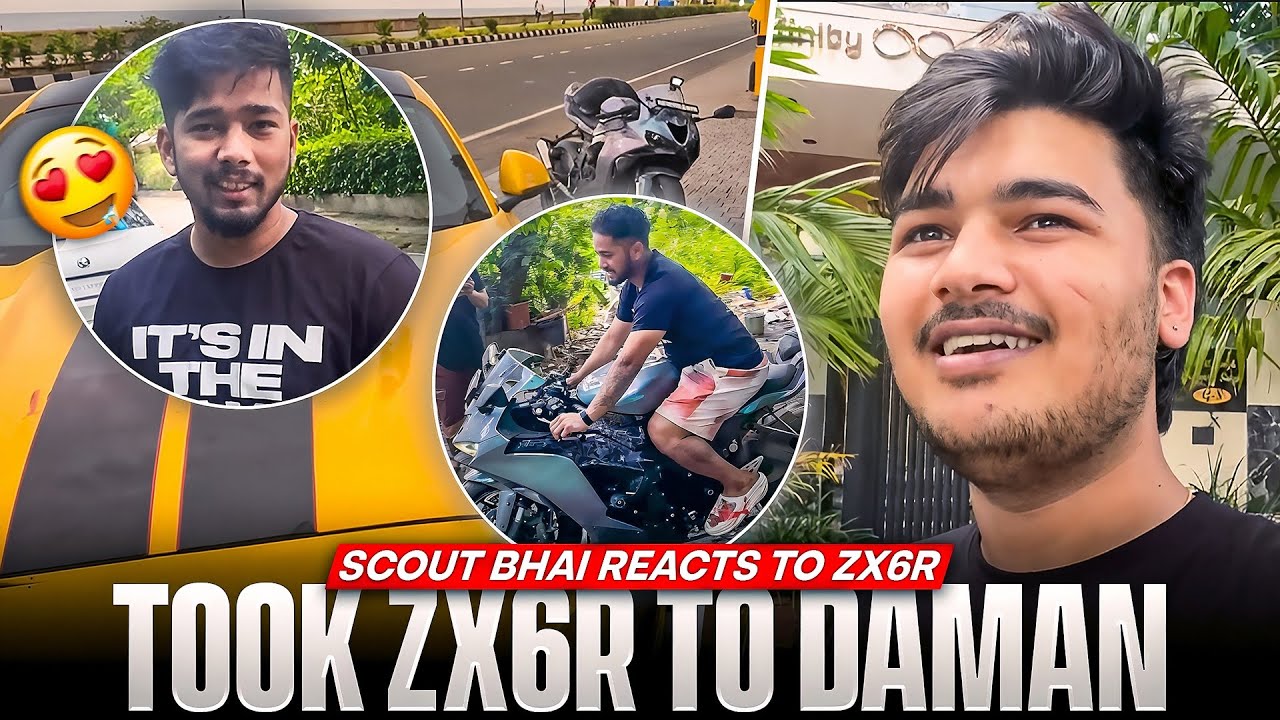 Реакция брата-скаута на мой громкий Zx6R | Daman Vlog