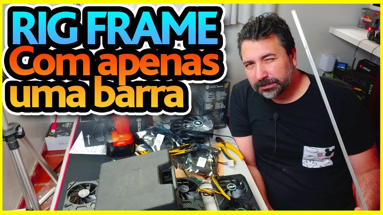💴 RIG FRAME COM APENAS UMA BARRA - Construa sua RIG de mineração com apenas uma barra de alumínio