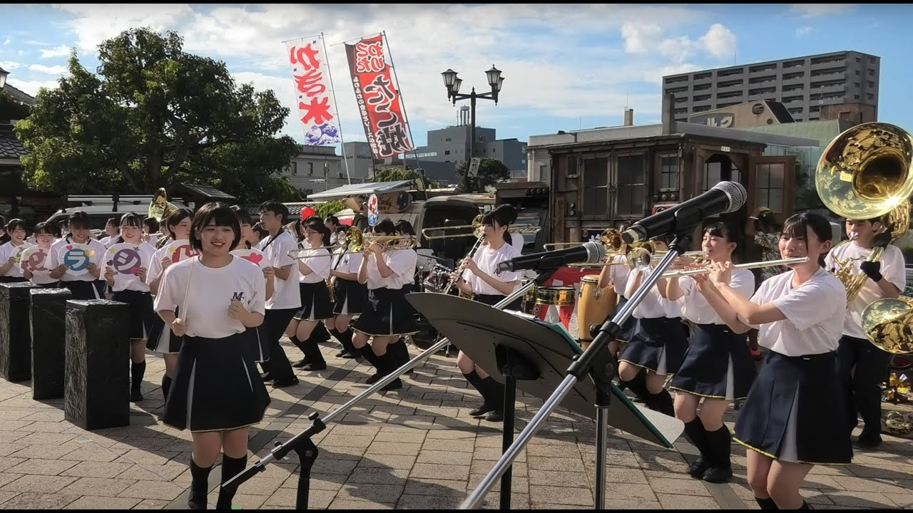 松江商業吹奏楽部　京店カラコロマルシェ夜市