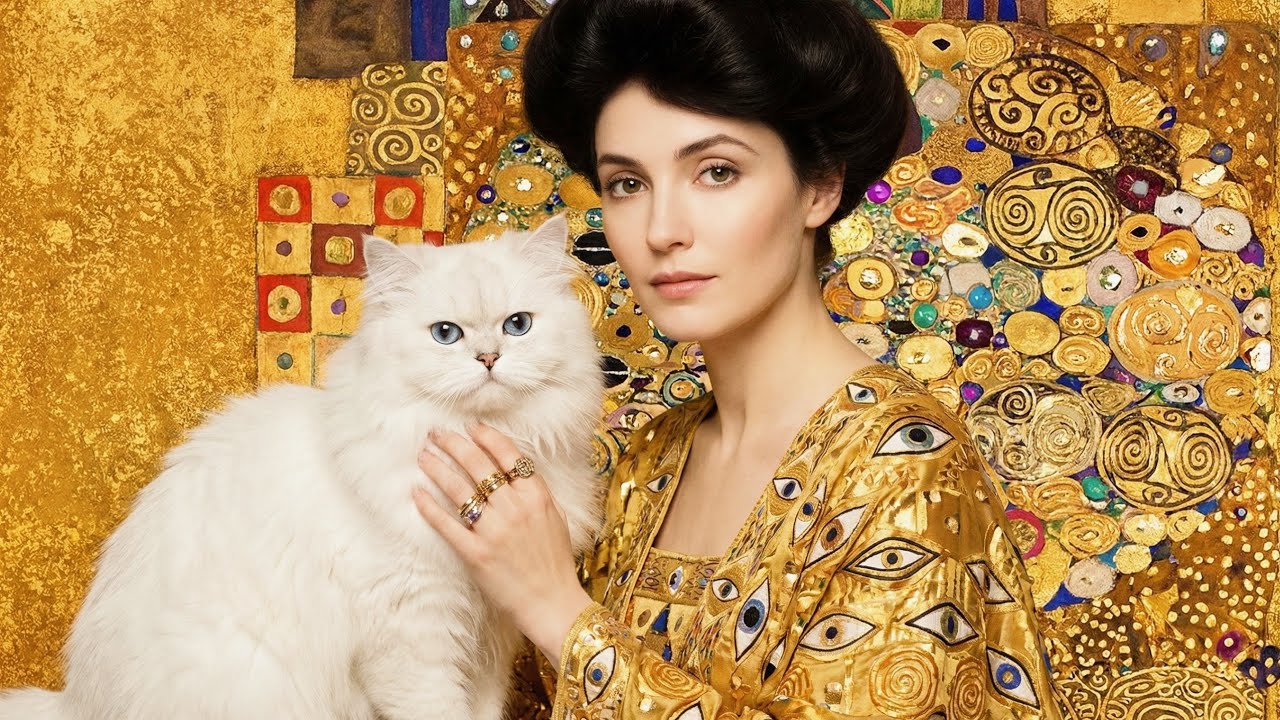 Visual Poems | Gustav Klimt | The Women In The Golden Dress | 4K