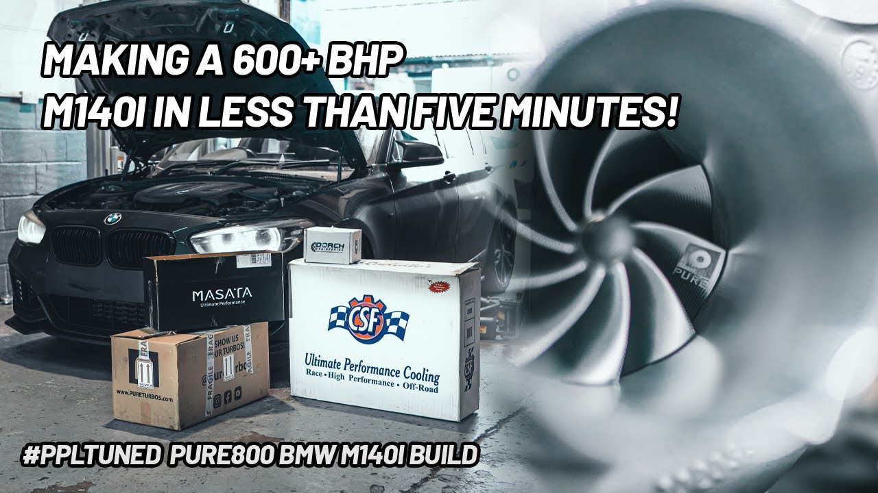 PPL TUNED | Pure800 BMW M140I | CREATING A 600+BHP M140I IN LESS THAN 5 MINUTES!