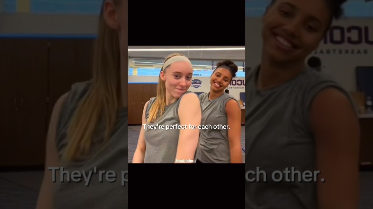 They're perfect for each other. Pazzi edit! #pazzi #uconn #basketball #wlw Paige and Azzi