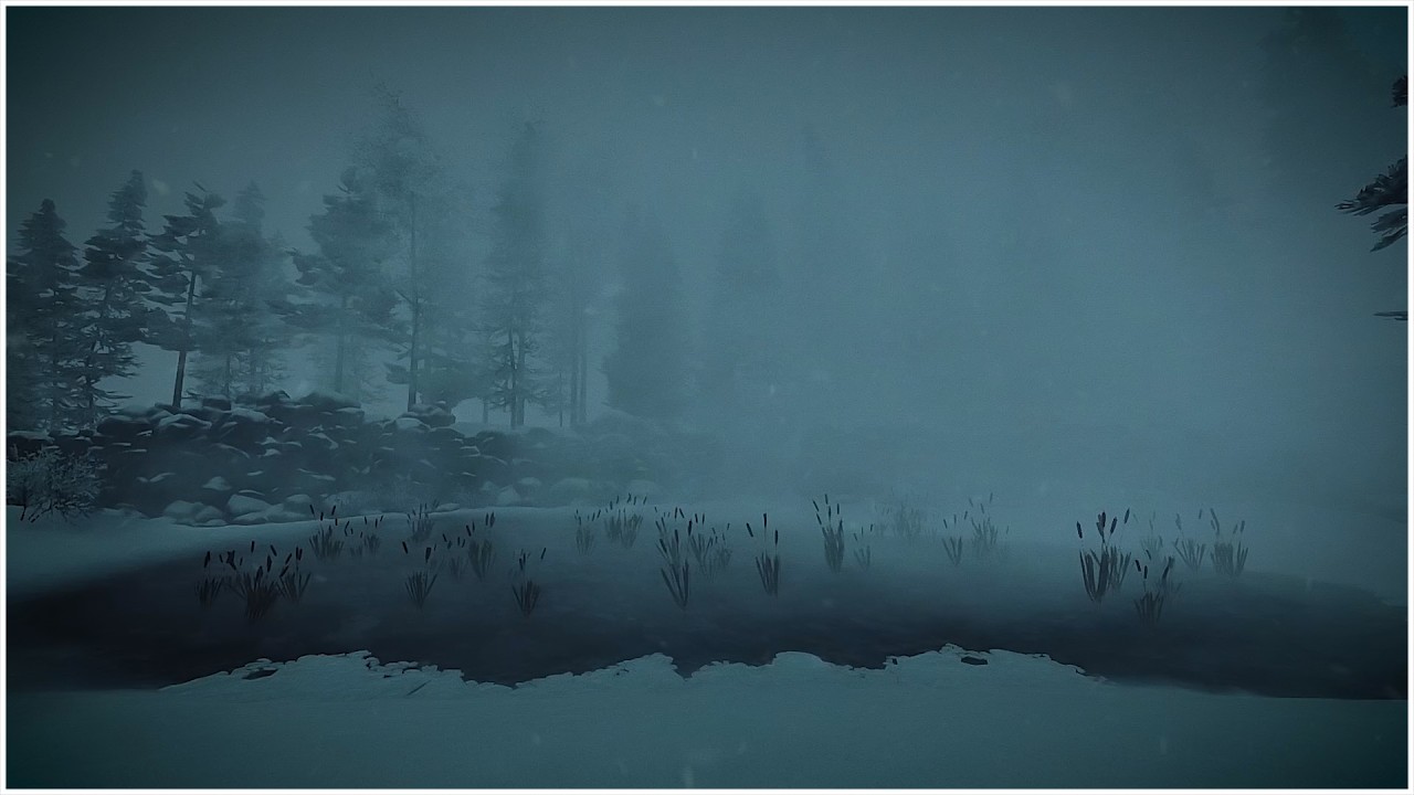 Extreme Blizzard Sounds at the Frozen Lake┇Frosty Wind Ambience & Mighty Snowstorm Gusts to Sleep