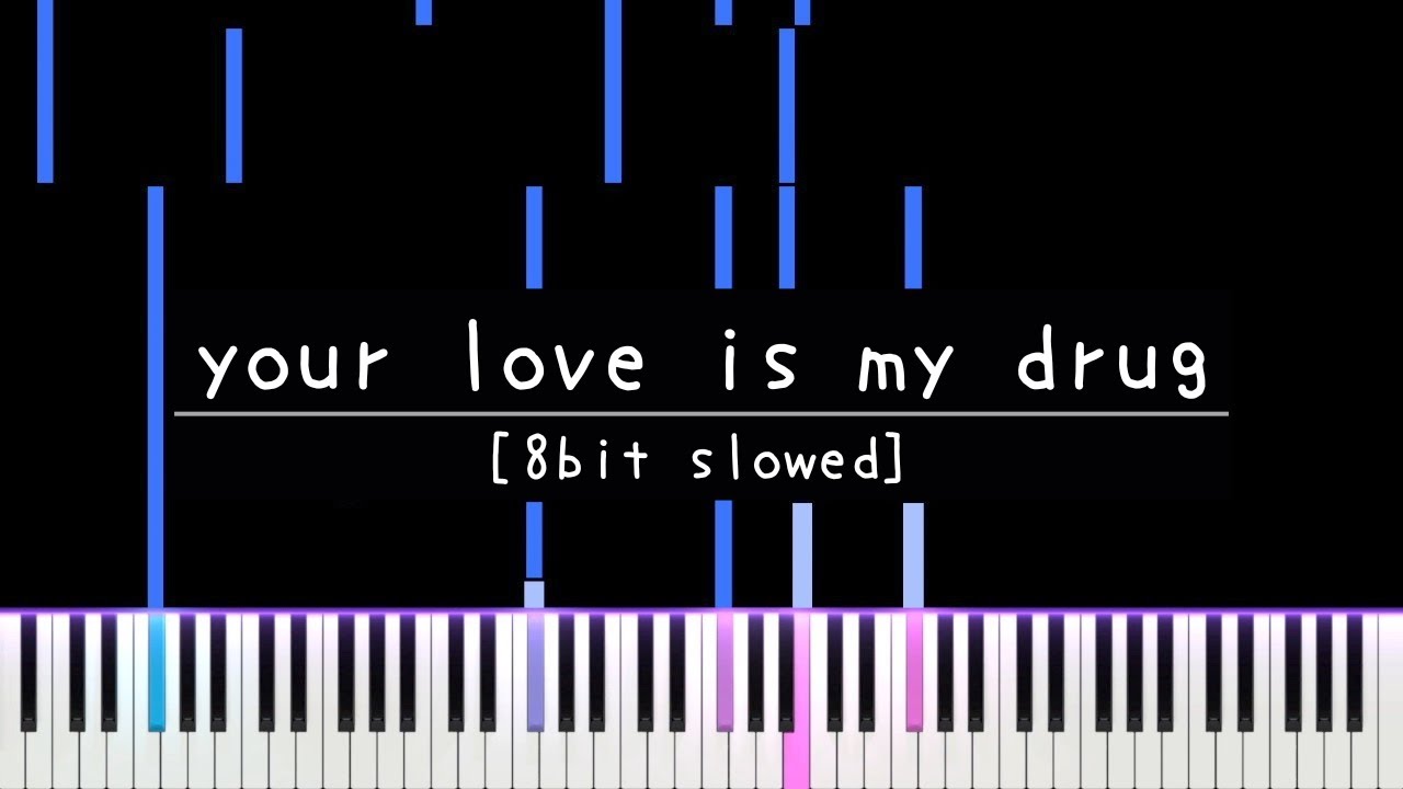 etxrnall - your love is my drug [8bit slowed] (Piano Cover)
