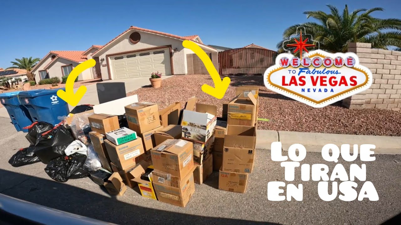Increíble lo que tenían estas cajas lo que Tiran en USA Las Vegas #505
