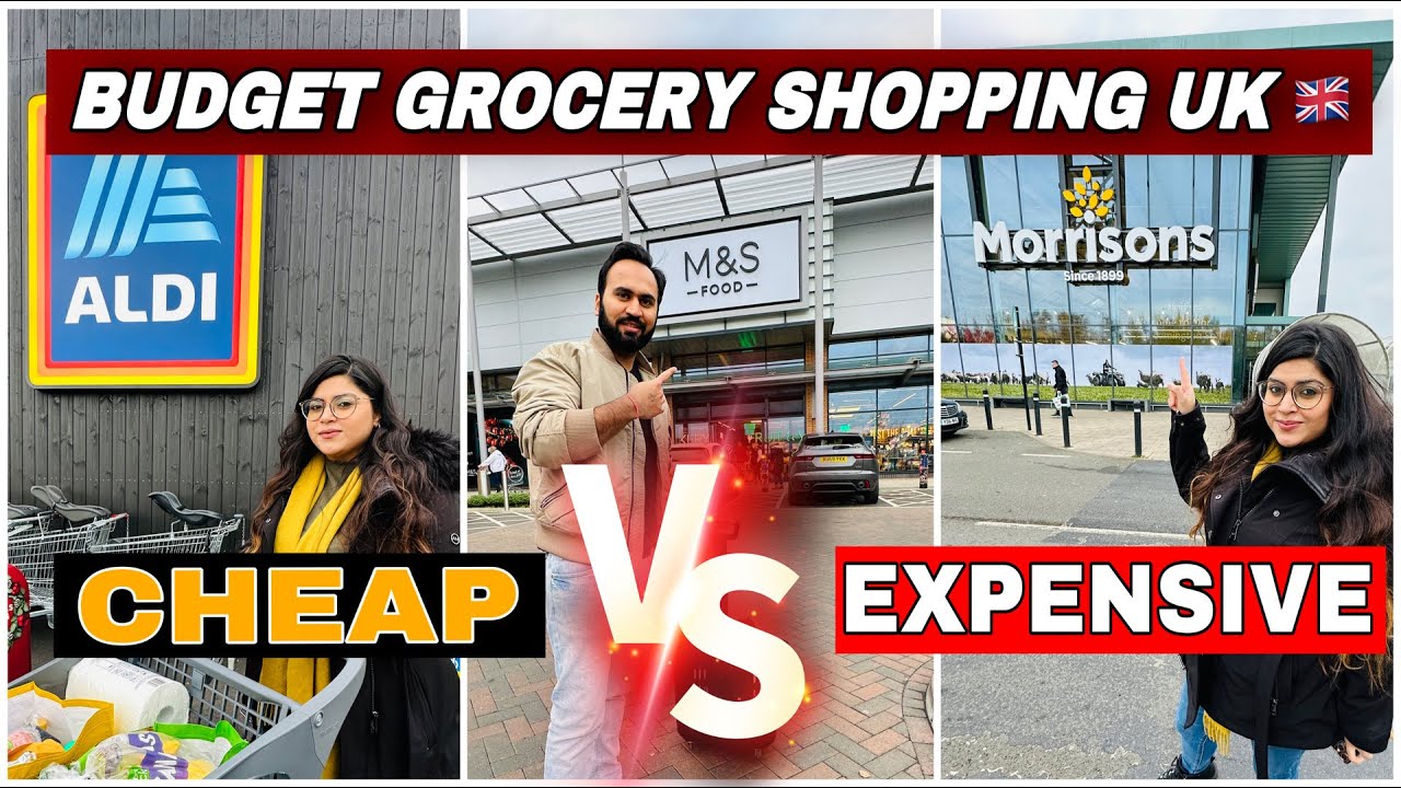Comparing CHEAP Vs EXPENSIVE Grocery Brands In the UK | Budget Grocery Shopping In UK