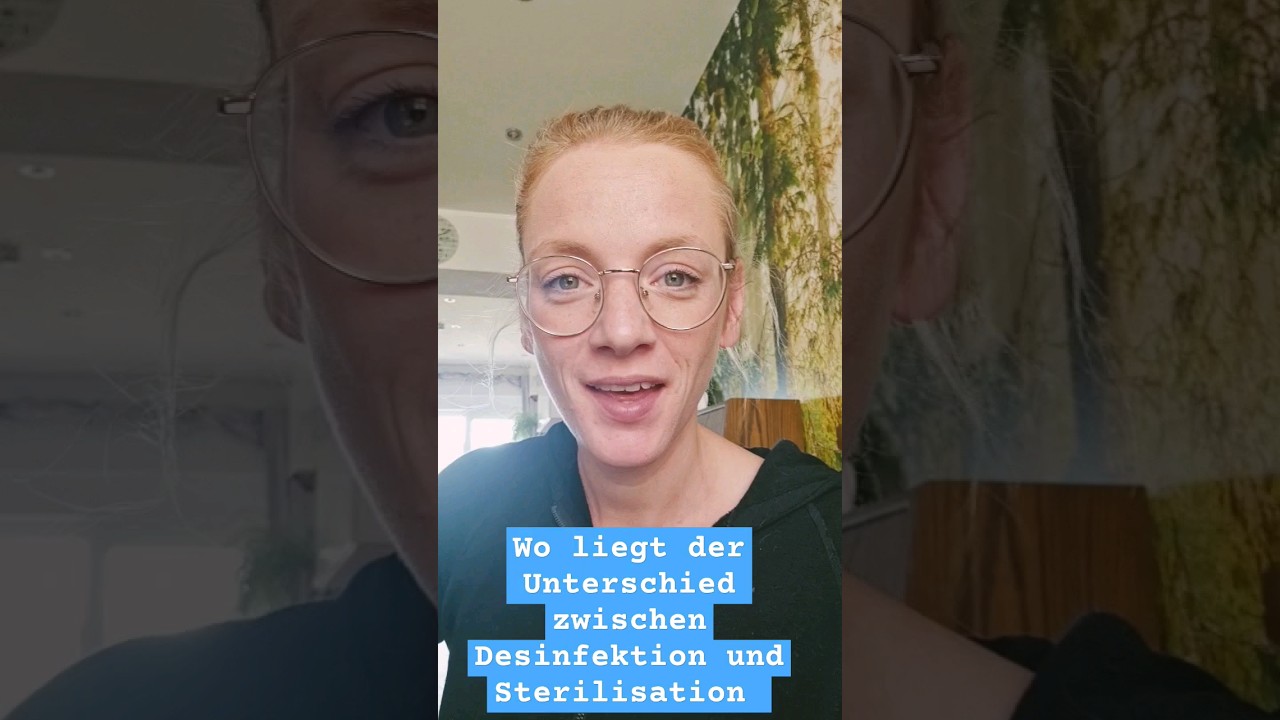 Unterschied Desinfektion und Sterilisation/ Pr&uuml;fungsvorbereitung #heilpraktikerin #pr&uuml;fung #lernen