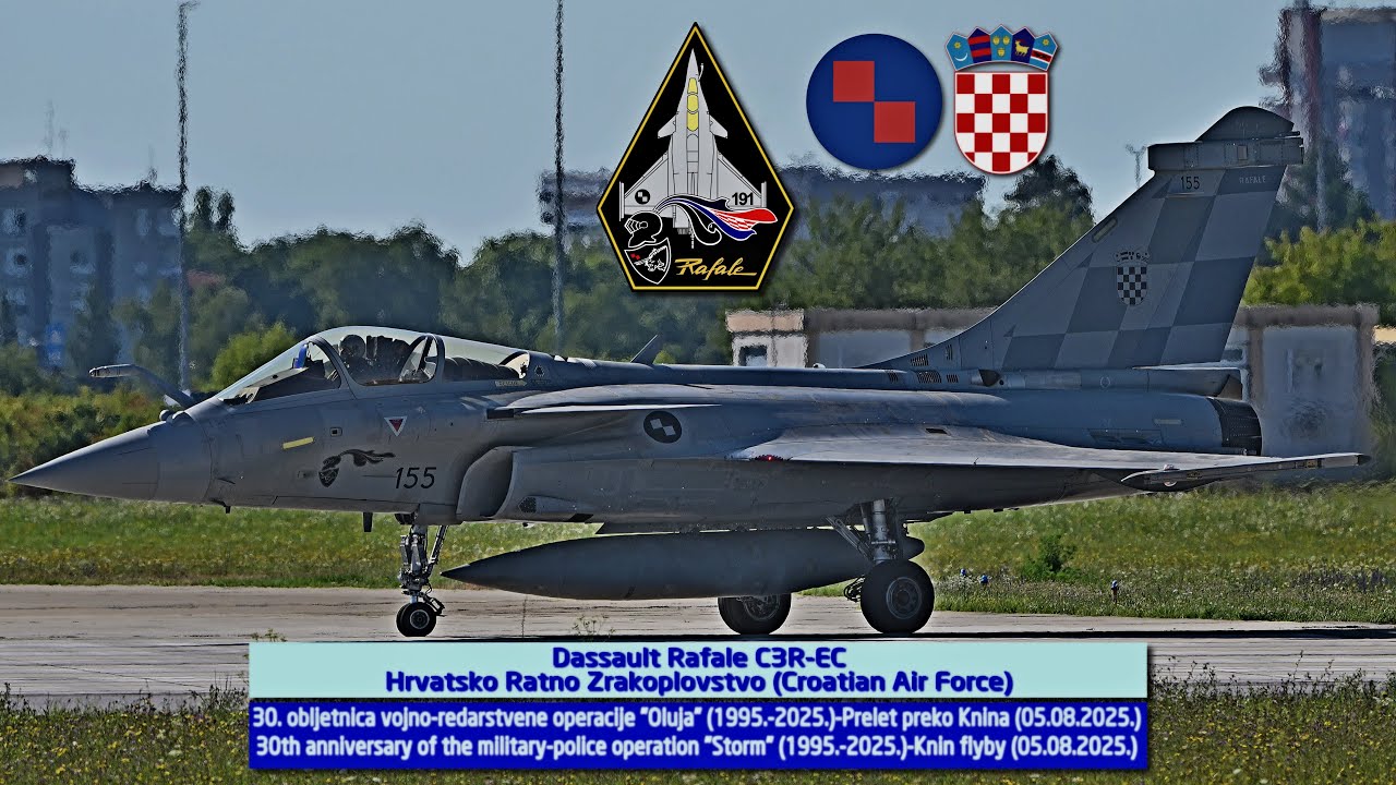 ✈️🇭🇷Dassault Rafale (Croatian Air Force)_Take Off for Knin flyby (05.08.2025.)