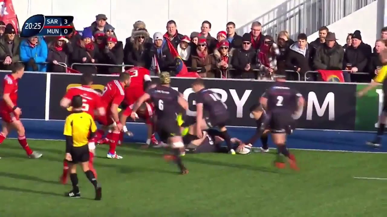 Anatomy of a Try - Chris Wyles vs Munster January 2015