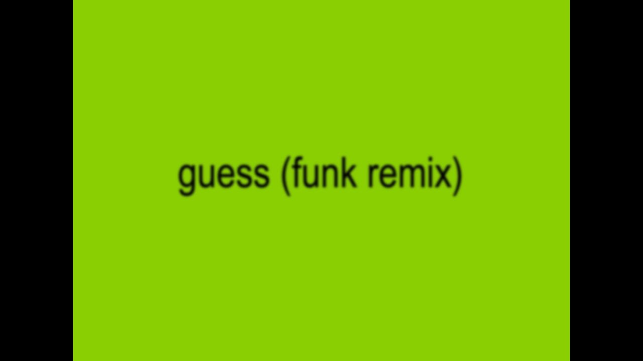 charli xcx - guess (dj tomie funk remix)