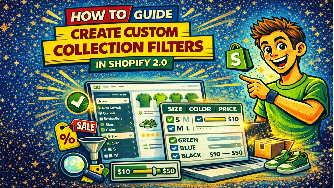 How to create custom collection filters Shopify 2.0