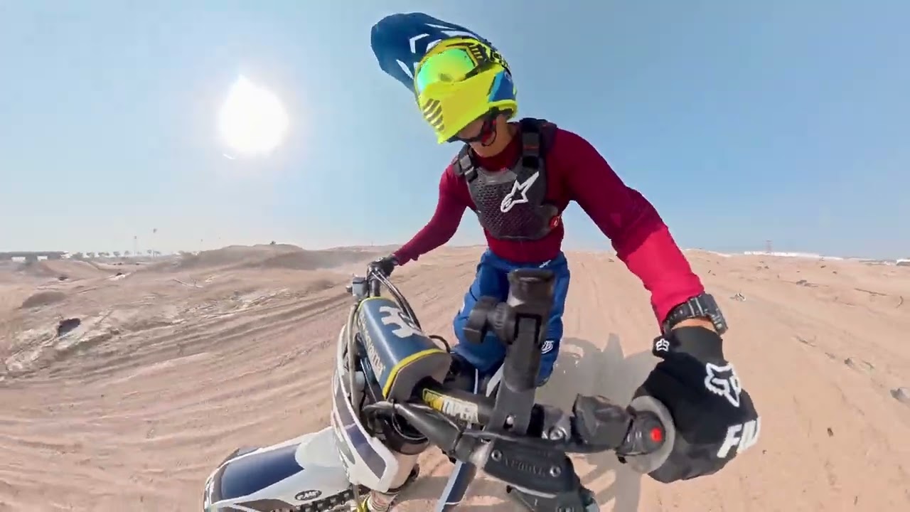 warm up ride at DMX